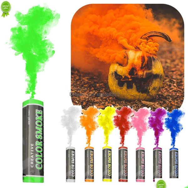 Altro Home Garden Colorf Effect Smoke Tube Bottle Studio Car P Ography Toy Wedding Halloween Spraysupplies Bomb Smokestickprops Pa Dhj3A