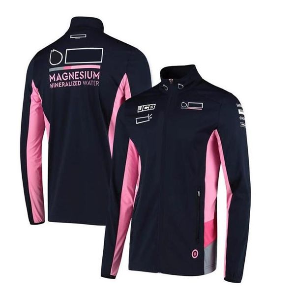 F1-Rennanzugjacke, langärmelige Jacke, Herbst- und Winter-Outfit, Matchpoint-Teamjacke, warmer Pullover, Formel-1-Autoanzug, custo306O