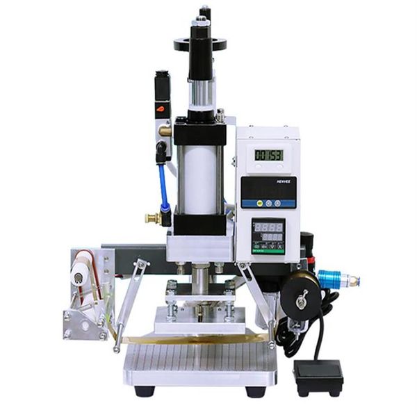 WT-QS90 Bronzierungsmaschinen-Sets, pneumatisches Folienprägen, Leder, Holz, Möbel, Wärmepresse, Vergoldung, Elektrowerkzeug277L