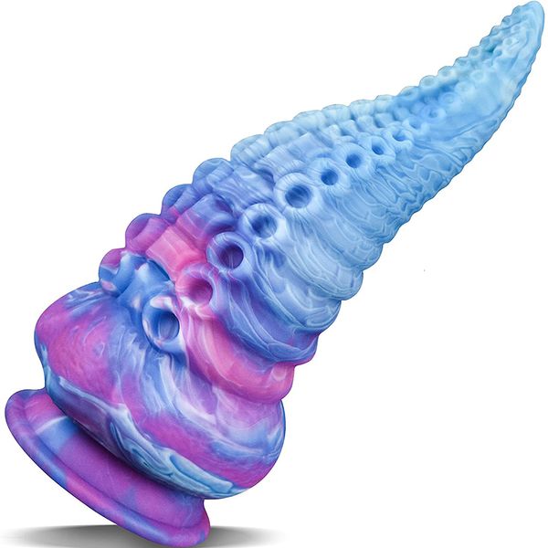 Giocattoli anali Dildo realistico da 8,7 pollici Grande tentacolo spesso Dildo punto G Polpo in silicone Mostro Plug anale Dragon Dildo con forte ventosa 230728