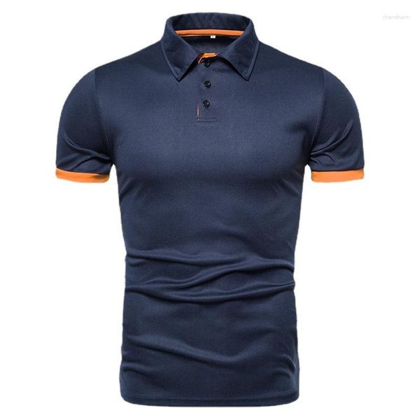 Polos Masculinos de Secagem Rápida Polo T-shirts Para Homem Ginásio Tops Roupas Verão Manga Curta Camisetas Ropa Hombre Roupas Masculinas Camisetas Esportivas