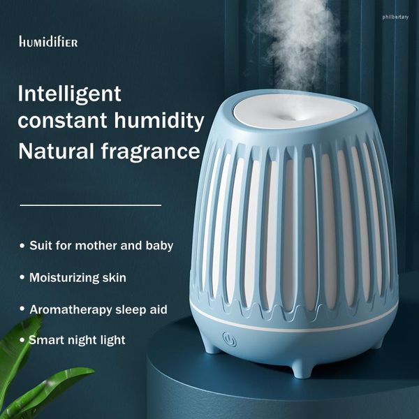 400 ml intelligenter USB-Ultraschall-Aroma-Luftbefeuchter-Diffusor mit LED-Nachtlicht für den Raumduft ätherisches Öl