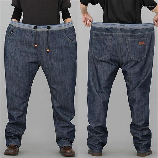 Jeans da uomo Plus Pantaloni di grandi dimensioni Pantaloni da uomo in denim elastico da uomo neri Abbigliamento da uomo di marca Jean da uomo269s