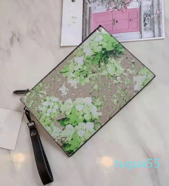 Borsa femminile stampa floreale borsa portamonete per il tempo libero borsa a mano borsa borsa borse per donna portafoglio busta cerniera pochette messenger