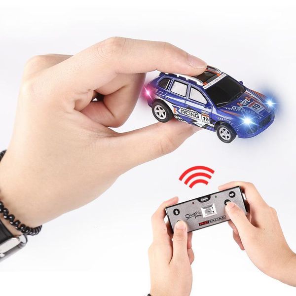 Carro RC Elétrico 1 64 Simulação Mini 2 4g Controle Remoto de Quatro Vias Pop Can Coke Corrida Elétrica Modelo Infantil Brinquedo Presente 230728