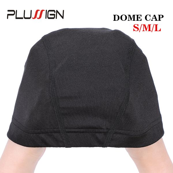 Cappucci per parrucche Plussign 12 Pz/lotto Spandex Mesh Dome Cap Parrucca Per Fare Parrucca Glueless Cap Tessitura Capelli Parrucca Rete Con Elastico Per Donne Ragazze 230729