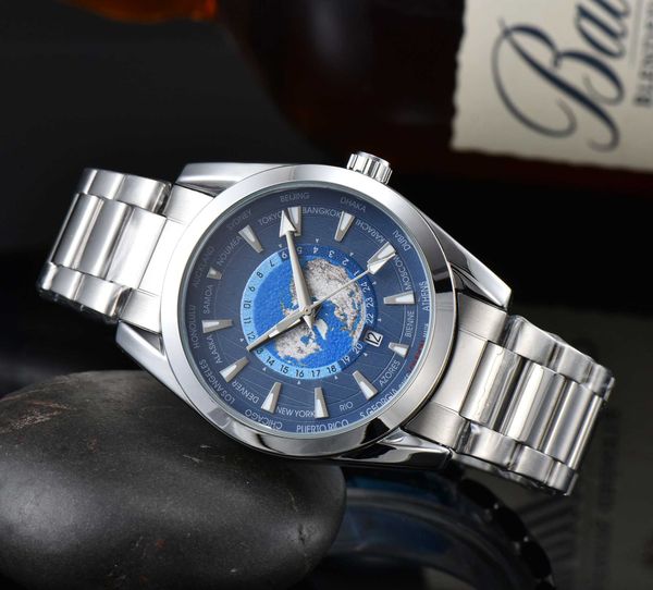 Relógio masculino clássico designer de moda nova terra cinta relógio masculino economia relógio de luxo relógio de movimento de quartzo relógio de pulso de mergulho