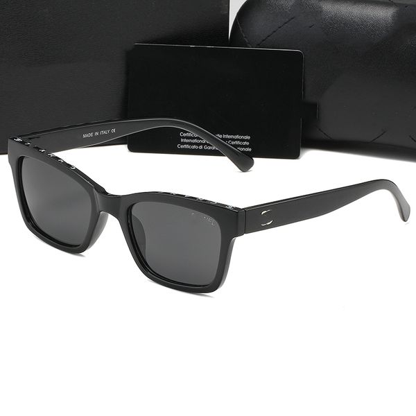 CH5417 Designer Sunglasses Man Glasses Women Fashion Frameless Rectangle Coating Buffalo Horn Sunglass UV400 Evidence Eyeglass