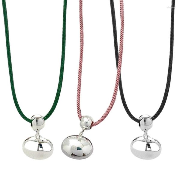 Anhänger Halsketten Mode Bean Halskette Einfache Kurze Choker Für Frauen Mädchen Schlüsselbein Kette Ästhetischen Y2K Schmuck