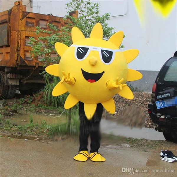 2017 new Adult Size Sun Mascot Costume Activity Costumes Fancy Dress Suit 291E