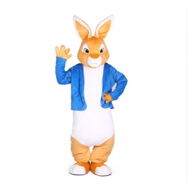 Traje da mascote do coelhinho da Páscoa para adulto usar no carnaval Traje de festa de carnaval Costume241y