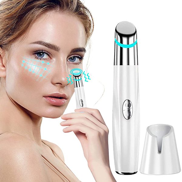 Устройства по уходу за лицом IPL Eye Massager Vibration Massed Massage Wand ручка Dark Circles Обитость анти морщин кожи инструмент красавица 230728