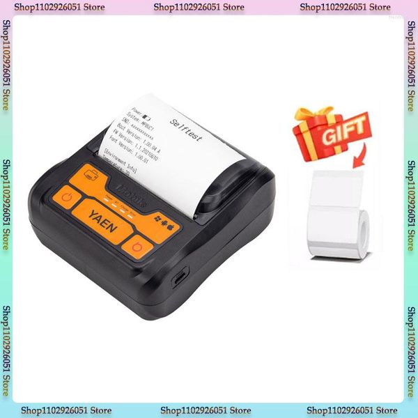 Mini stampante 80mm Esc/Pos compatibile con set di ordini Cartellino del prezzo di ricevuta del computer Bluetooth Portatile integrato