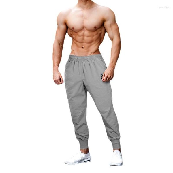 Мужские брюки весна и осень тонкие спортивные спортивные простые сдержанные манжеты с печеночной манжетой