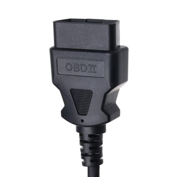 Ferramentas de diagnóstico OBD2 16 pinos adaptador de plugue macho abrindo conector de cabo para extensão ELM327 Auto2135