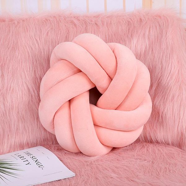 Cuscino in stile nordico peluche tessuto a mano divano camera da letto comodino decorazione uomini e donne bambini regali di festa