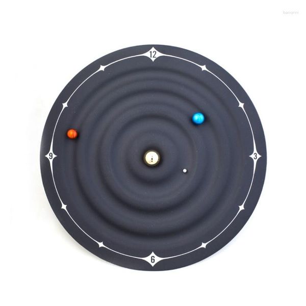 Relógios de mesa Mágico Circular Magnético Planeta Relógio Galáxia Parede Criativa Decoração para Casa Mesa