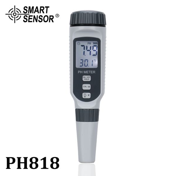 PH Metre Profesyonel Kalem Tipi PH Metre Taşınabilir PH Su Kalitesi Test Cihazı Akvaryum Acidimetre Su PH Asitlik Ölçer PH818 230728