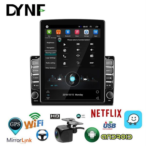 2din Car DVD Android RDS Autoradio Lettore audio multimediale 9 7 pollici Schermo verticale GPS FM Stereo Per Wifi universale Autorad250c