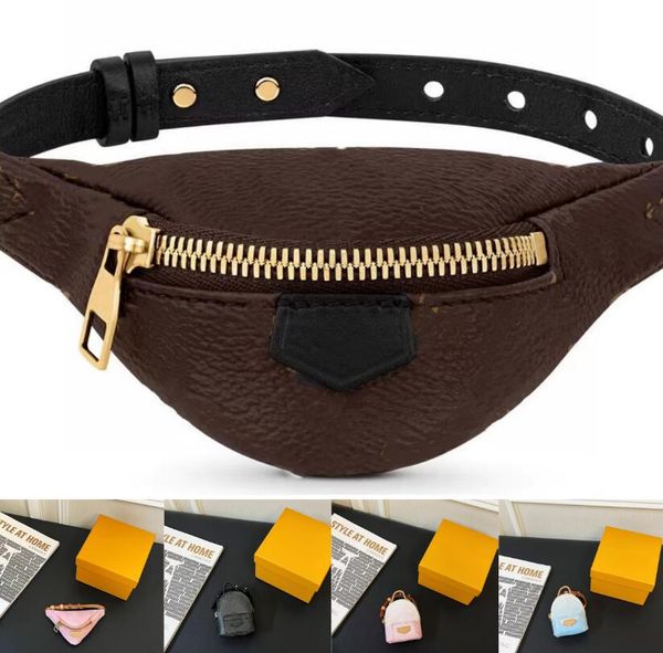 Designer mini -braço bolsa de saco de teclado carteira keyring feminino bolsa de bolsa de bolsa de cintura marrom zíper de moeda de moeda rosa saco de chaves destacável