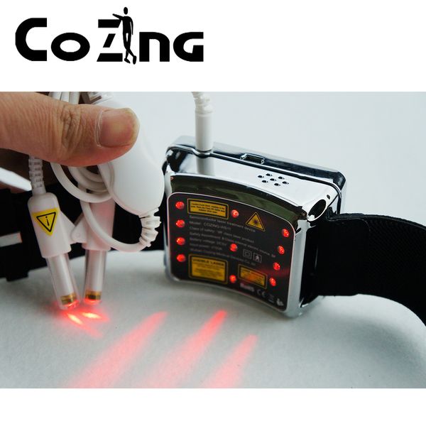 Outros itens de massagem Relógio a laser Nariz Rinite Anergy Clip Para Cura de Sinusite e Instrumento de Terapia de Alívio Massageador de Cuidados de Saúde 230729