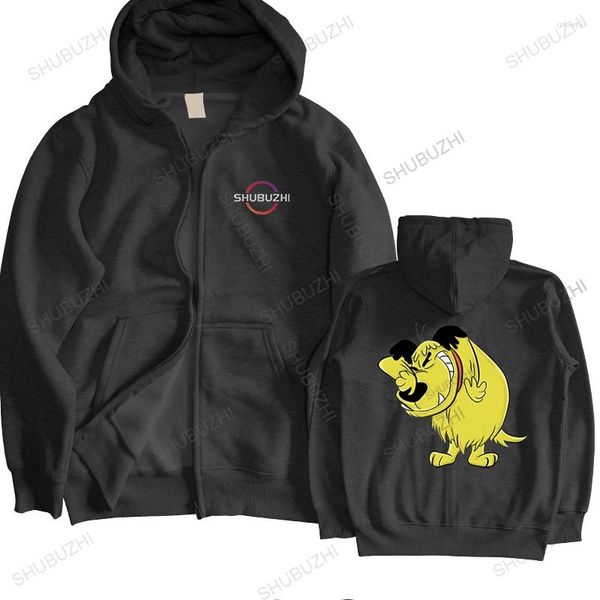 Erkek Hoodies Homme Sweatshirts Erkekler Moda Vintage Kapüşonlu Muttley Mutley Karikatür Kahkaha Londra Köpek Adam Pullover Serin Teeange Hoodie