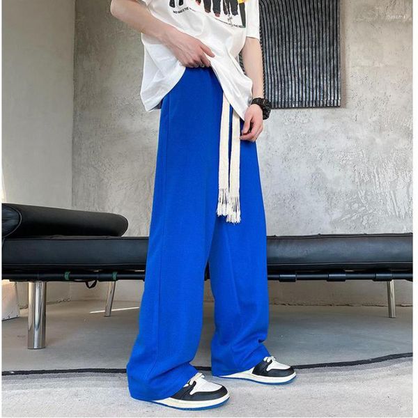 Pantaloni da uomo M-5XL Plus Size Retro Streetwear Gamba Larga 2023 Moda Harajuku Hip Hop Plain Tuta Allentata Jogging Uomo XXXXXL