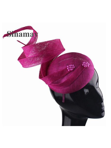 Cappelli a tesa avari Ladies Fascinators Cappello da modisteria Festa nuziale Cloche Fedora Copricapo Chiesa Accessori per capelli Copricapo 230729