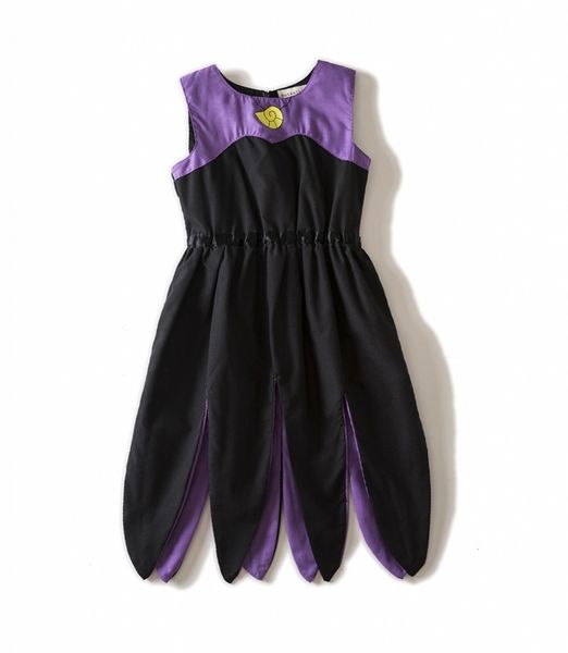 Vestidos para meninas Vestido de vilões Roupa de Halloween Menina Vilão Cruella De Vil Traje de Úrsula Maleifcent The Evil Queen boutique infantil 230728