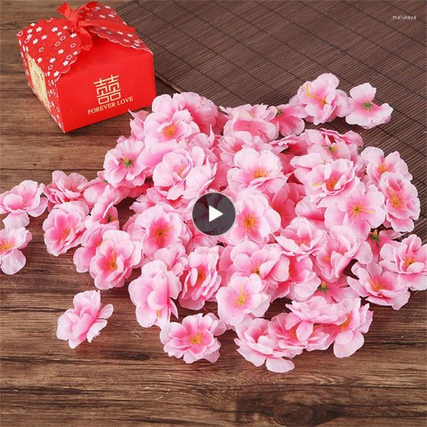 Flores Decorativas Variedade de Cores Bela Seleção Romântica Flor de Pêssego Simulação Pétalas Rosa Artificial Alto