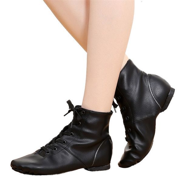 Vestido Sapatos Atacado Alta Qualidade Em Estoque Entrega Rápida Baixo Moq Mulheres Homens Tamanho Completo PU Dança Couro Jazz Boots 230729