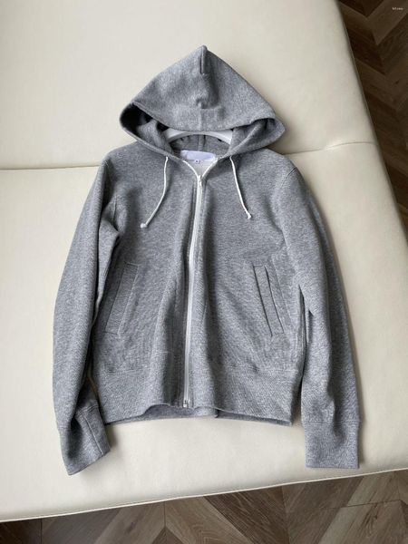 Damenjacken mit Kapuze, lässiger Sport-Hoodie, Kapuze mit Kordelzug, Reißverschluss, Mantelstil, beide Seiten der schrägen Einsatztasche, bequem und praktisch