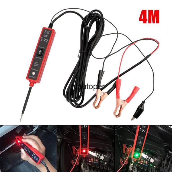 Multifunktionales Auto-Stromkreistester, elektrisches System-Diagnosetool, Auto-Power-Scan-Sondenstift, Spannungstest, LED-Licht, 244 l