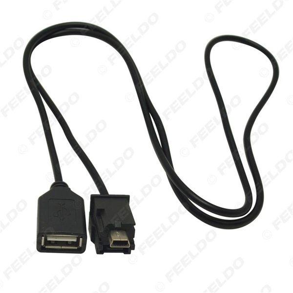 Adattatore per cavo interruttore porta USB per autoradio da USB a Mini USB per Nissan X-Trail Tenna Bluebird Sylphy # 5661324C