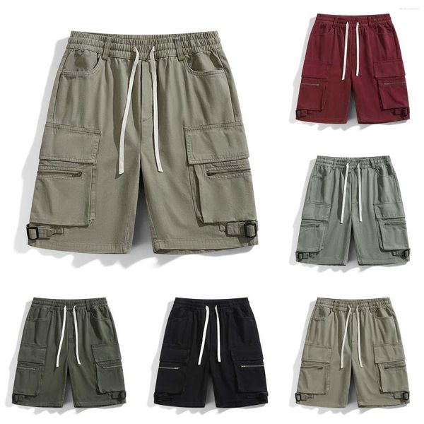 Shorts masculinos masculino 12 roupas de trabalho verão retrô esportes espuma casa qualificador 2 em 1