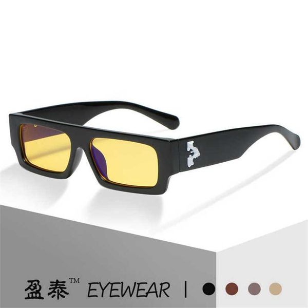 52% оптовая продажа солнцезащитных очков, новые квадратные солнцезащитные очки в том же стиле, темные женские усовершенствованные модные очки