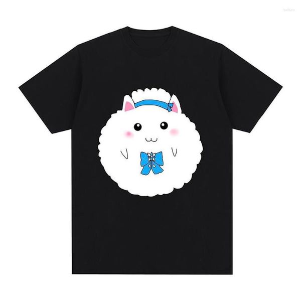 T-shirt da uomo Hololive English VTuber Yukihana Lamy Yukimin Shirt Uomo / Donna Estetica Kawaii Tshirt Unisex Cartoon Graphic Casual Cotton