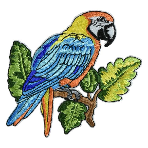 Cartoon Vögel Stickerei Eisen auf Patches Mode Applique Kleidung Taschen Zubehör DIY Nähen T-shirts Kostenloser Versand