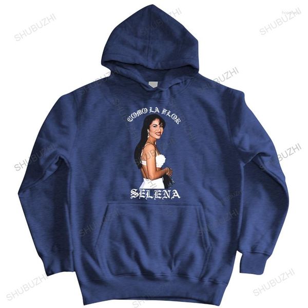 Felpe con cappuccio da uomo in cotone Autunno Felpa con cappuccio Cappotto da uomo Pullover caldo di marca Selena Quintanilla Mens Rare Portrait Funny Top Felpa con cappuccio moda maschile Zipper