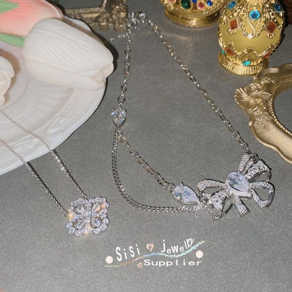 Halsband SIsi Heavy Industry Super Fairy Butterfly Female Street S Master Design Mode Fransen Schlüsselbeinkette
