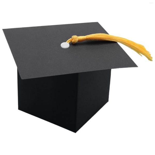 Dekoratif Çiçekler Mezuniyet Dekorasyonları 50pcs Hediye Partisi için Diy Grad Cap Hediye Partisi Favors Dekor