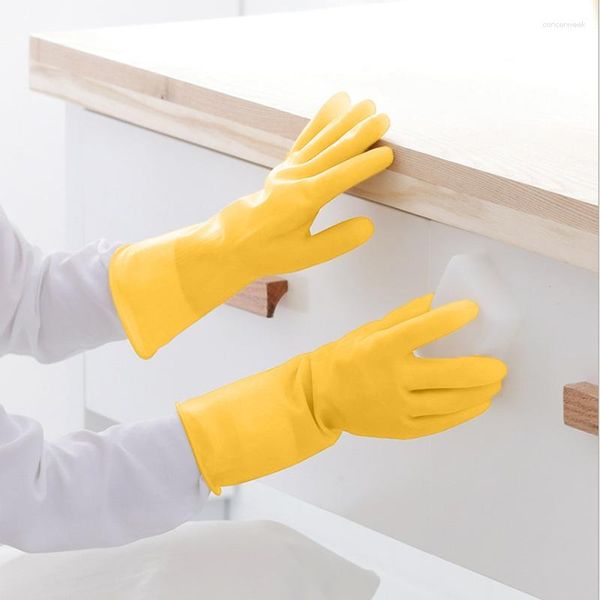 Tek kullanımlık eldivenler kauçuk lateks çamaşır yıkama iş güvenliği mutfak aksesuarları yemek yıkama su geçirmez temiz alet