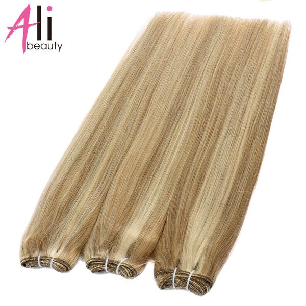 Hair Bulks Straight Human Weft Bundles European Natural 100g Dose Curly Weaves 230728