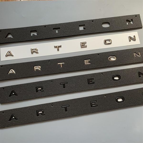3d 2019 Новые буквы шрифта эмблема для VW CC Arteon Styling Styling Переработка значка логотипа среднего багажника339S