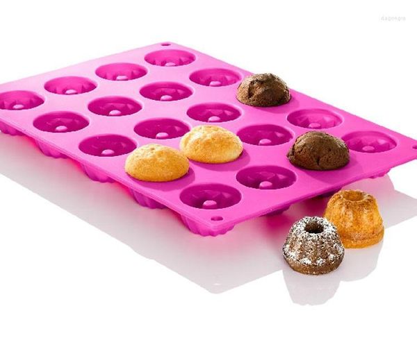 Formas de Assar Luyou Faça Você Mesmo 20 Copos Forma de Silicone Savarin Bolo Forma de Chocolate Bakeware Mini CL006