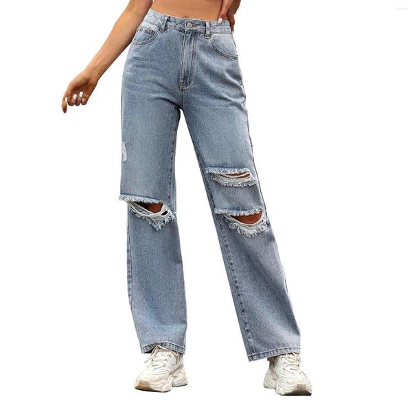 Women's Jeans Designer Fashion Luxury Top Quality Jeans Spring And Summer Trendsetters Street Hipster Classic Previously Viewed Wide Leg Pants For Women High Waist