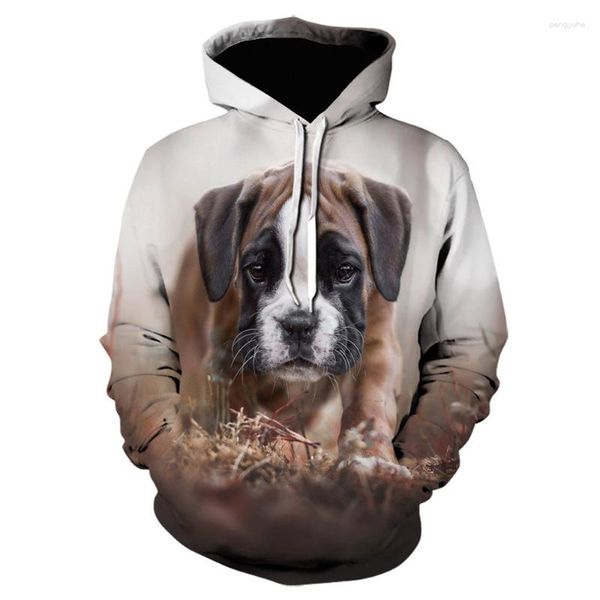 Мужские толстовки 2023 Pet Dog 3D Print Hoodie Unisex Толстовка с длинным рукава