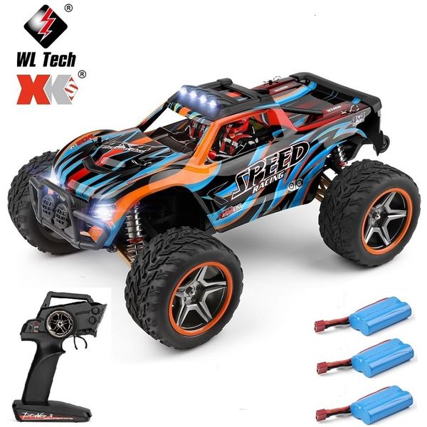 Carro elétrico RC WLtoys 104009 RC CAR Motor escovado 110 Controle remoto OffRoad RC Drift Car Radio Toys 45KMH High Speed Monster Racing Car 230729