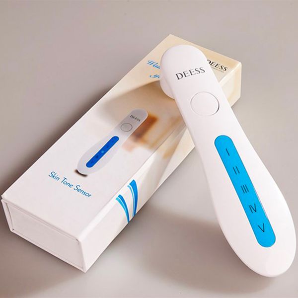 Dispositivi per la cura del viso DEESS Smart Portable Skin Color Tester Analizzatore Sensore di tono per trattamenti di bellezza con laser al plasma 230728