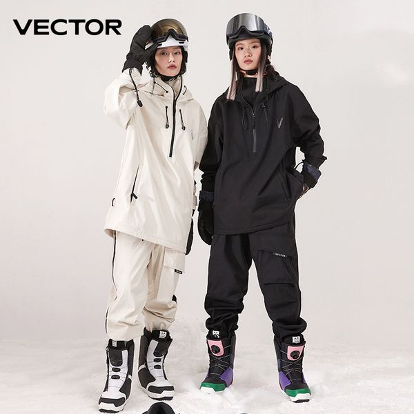 Outros Artigos Esportivos Masculino Feminino Jaqueta de Esqui de Cor Sólida Calça Quente à Prova de Vento Macacão de Inverno Moletom com Capuz Roupa de Esportes Ao Ar Livre Impermeável Snowboard 230729